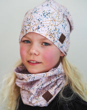 Lataa kuva Galleria-katseluun, Lasten tuubihuivi ja lasten pipo